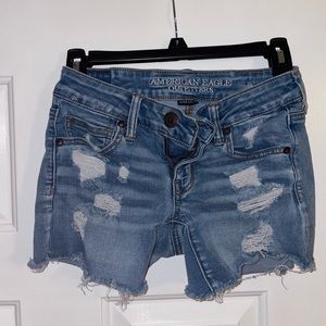 American Eagle outfitters super stretched Jean shorts